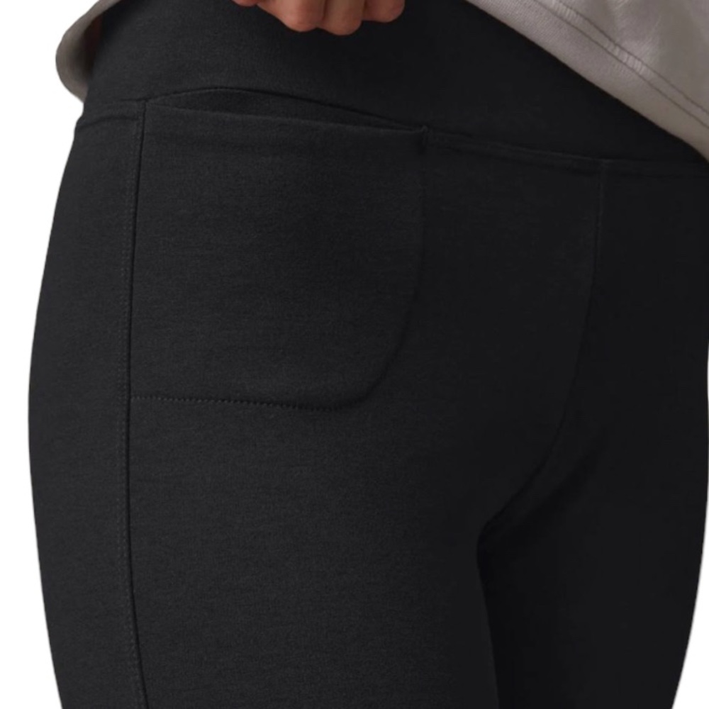 American Giant No-BS Kick Flare Pants - Black - Picture 6 of 13